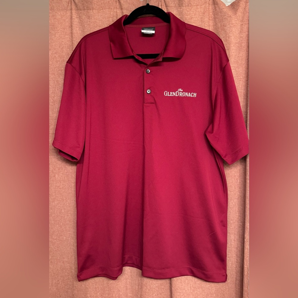 Nike x Glendronach Golf Polo, Size L, Dri-Fit